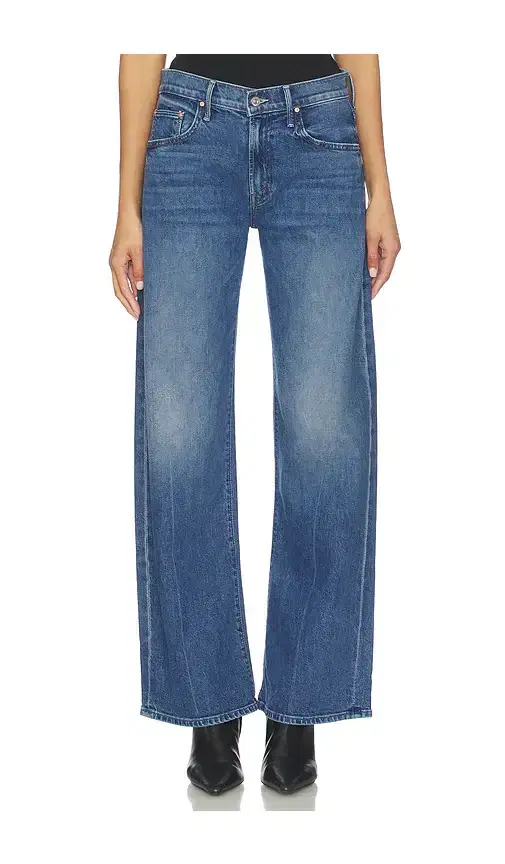 The Mid Rise Lasso Sneak Jeans