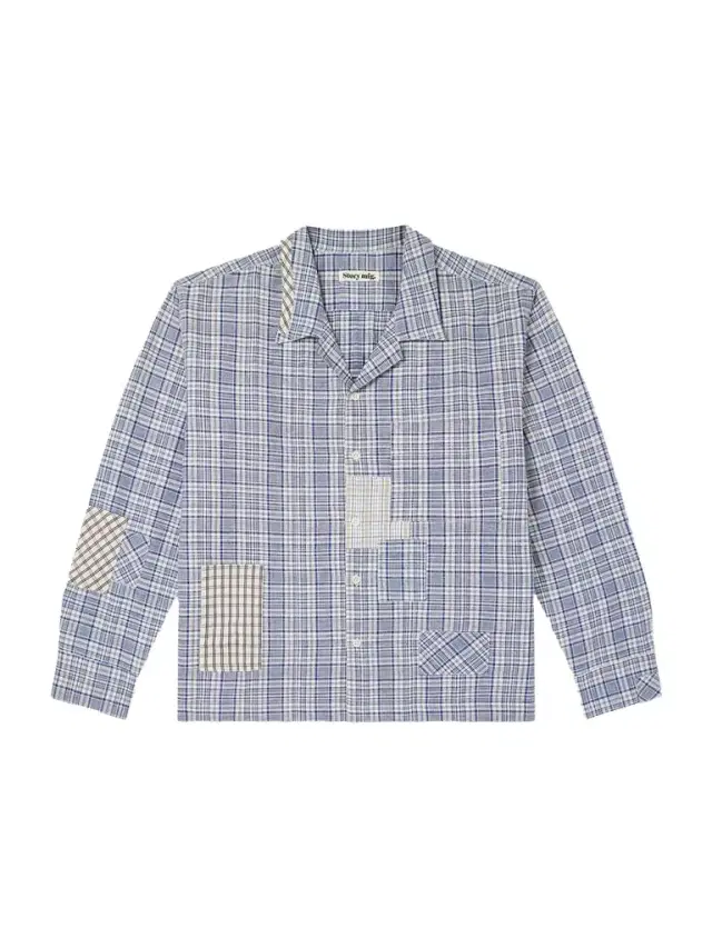 Greetings Camp-Collar Patchwork Checked Organic Cotton Shirt - Men