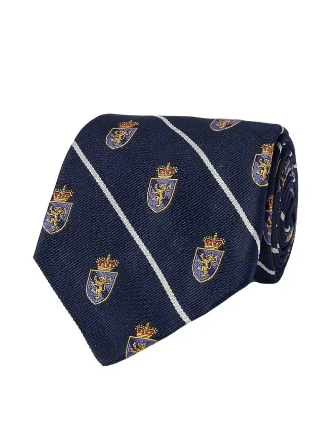 Club 9cm Embroidered Striped Silk-Twill Tie - Men