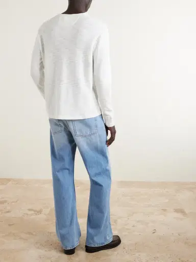 Polo Ralph Lauren Honeycomb-Knit Cotton Henley T-Shirt - Men | Thumbnail 4