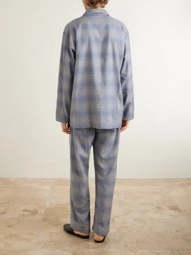 Derek Rose Kelburn 52 Straight-Leg Checked Brushed-Cotton Pyjama Trousers - Men | Thumbnail 4