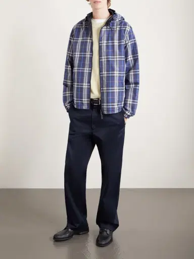 Burberry Hooded Checked Shell Jacket - Men | Thumbnail 2 Burberry Hooded Checked Shell Jacket - Men | Thumbnail 2