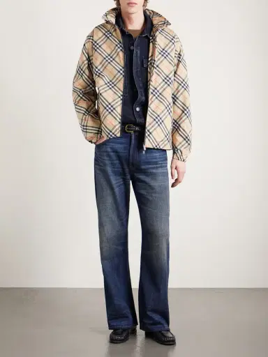 Burberry Hooded Checked Shell Jacket - Men | Thumbnail 2 Burberry Hooded Checked Shell Jacket - Men | Thumbnail 2
