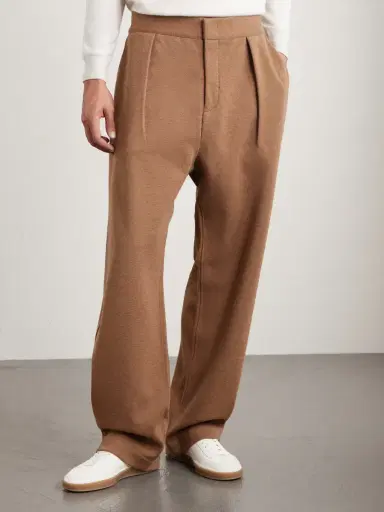 Loro Piana Wide-Leg Wool and Cashmere-Blend Trousers - Men | Thumbnail 3 Loro Piana Wide-Leg Wool and Cashmere-Blend Trousers - Men | Thumbnail 3