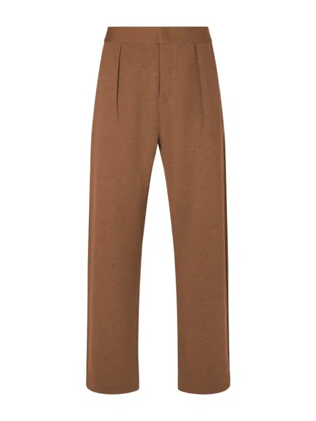 Wide-Leg Wool and Cashmere-Blend Trousers - Men