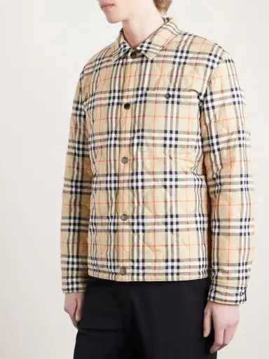 Burberry Reversible Padded Quilted Shell Jacket - Men | Thumbnail 6 Burberry Reversible Padded Quilted Shell Jacket - Men | Thumbnail 6