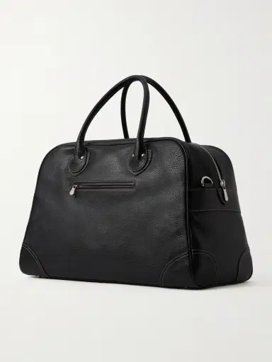 Brunello Cucinelli Full-Grain Leather Weekend Bag - Men | Thumbnail 4 Brunello Cucinelli Full-Grain Leather Weekend Bag - Men | Thumbnail 4