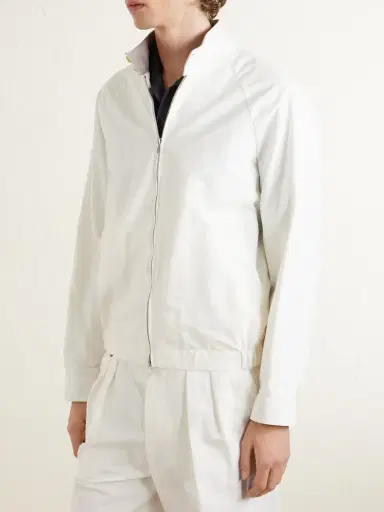 Brunello Cucinelli Cotton-Blend Harrington Jacket - Men | Thumbnail 3 Brunello Cucinelli Cotton-Blend Harrington Jacket - Men | Thumbnail 3