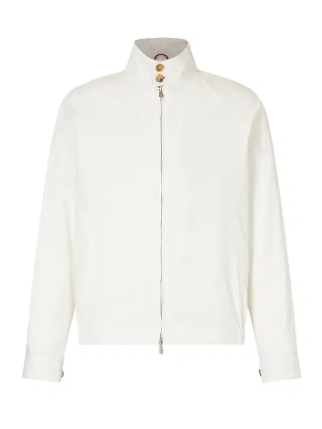 Brunello Cucinelli Cotton-Blend Harrington Jacket - Men