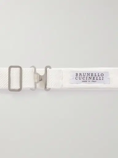 Brunello Cucinelli Self-Tie Silk-Twill Bow Tie - Men | Thumbnail 2
