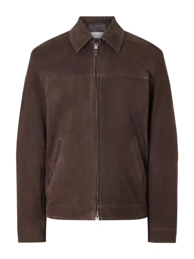 Canali Woven Suede Jacket - Men