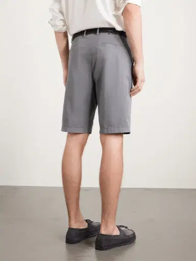 Canali Straight-Leg Stretch Cotton-Blend Shorts - Men | Thumbnail 4 Canali Straight-Leg Stretch Cotton-Blend Shorts - Men | Thumbnail 4
