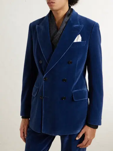 Tom Ford Cotton-Velvet Tuxedo Jacket - Men | Thumbnail 3 Tom Ford Cotton-Velvet Tuxedo Jacket - Men | Thumbnail 3
