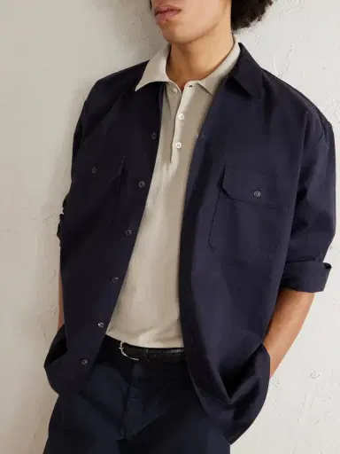 Canali Cotton Polo Shirt - Men | Thumbnail 5