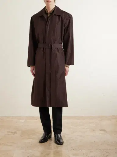 Saint Laurent Silk Trench Coat - Men | Thumbnail 3 Saint Laurent Silk Trench Coat - Men | Thumbnail 3