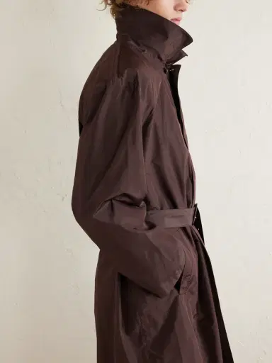 Saint Laurent Silk Trench Coat - Men | Thumbnail 5 Saint Laurent Silk Trench Coat - Men | Thumbnail 5