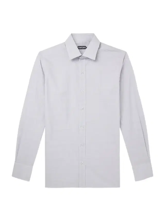 Tom Ford Prince of Wales Checked Cotton-Poplin Shirt - Men
