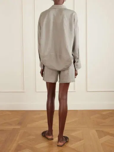Brunello Cucinelli Linen Blouse | Thumbnail 4