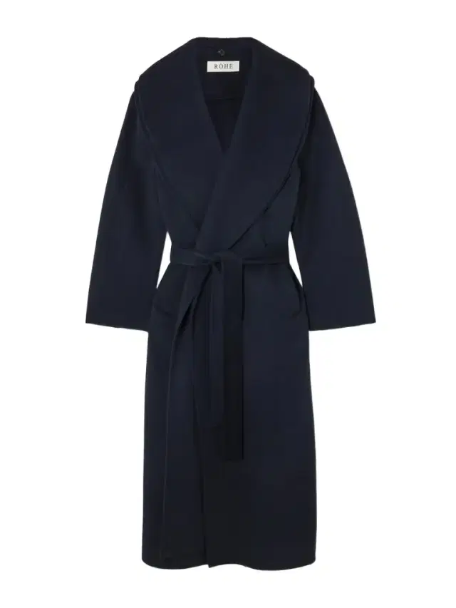 Double-breasted Scarf-detailed Layered Wool And Cashmere-blend Coat