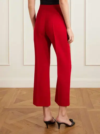 Valentino Garavani Embellished Wool Straight-leg Pants | Thumbnail 4