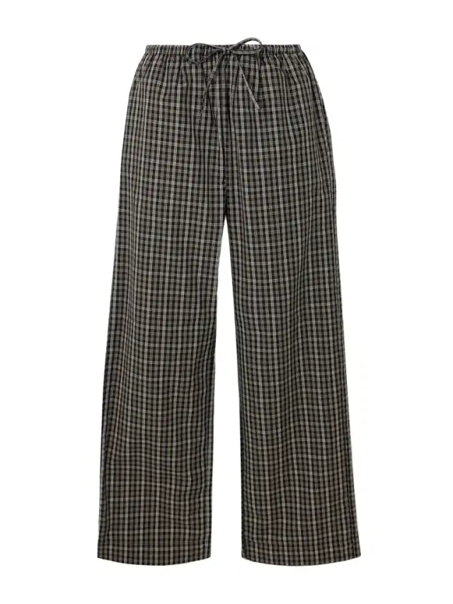 Checked Cotton-poplin Wide-leg Pants