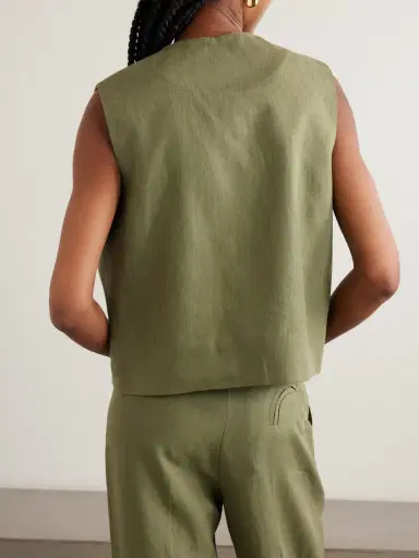 Blazé Milano Midday Sun Linen Vest | Thumbnail 4