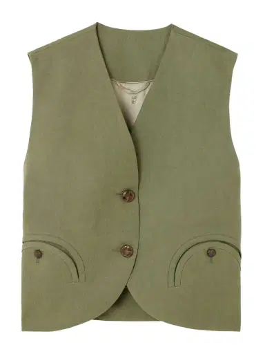Blazé Milano Midday Sun Linen Vest | Thumbnail 1