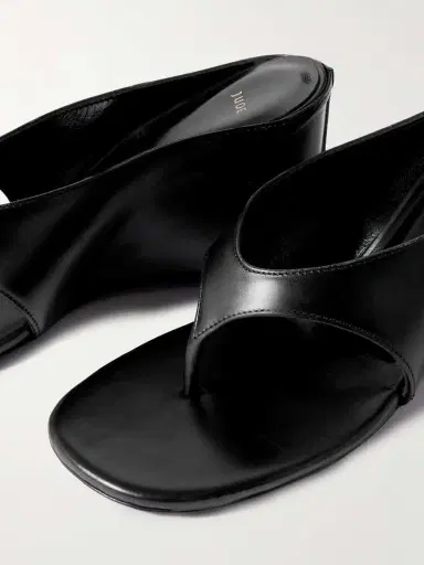 Jude Yaga Leather Wedge Sandals | Thumbnail 4 Jude Yaga Leather Wedge Sandals | Thumbnail 4
