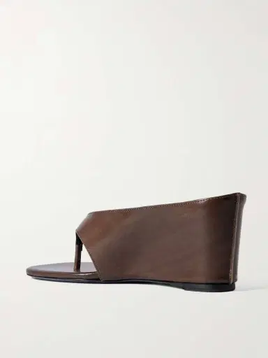 Jude Yaga Leather Wedge Sandals | Thumbnail 3