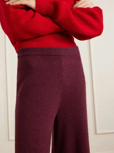 The Elder Statesman Juniper Cashmere Wide-leg Pants | Thumbnail 5 The Elder Statesman Juniper Cashmere Wide-leg Pants | Thumbnail 5