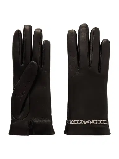 Saint Laurent Leather Gloves | Thumbnail 1 Saint Laurent Leather Gloves | Thumbnail 1