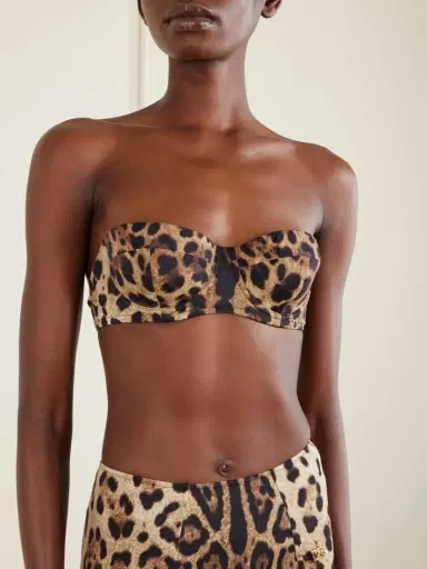 Dolce & Gabbana Leopard-print Balconette Bikini Top | Thumbnail 4 Dolce & Gabbana Leopard-print Balconette Bikini Top | Thumbnail 4
