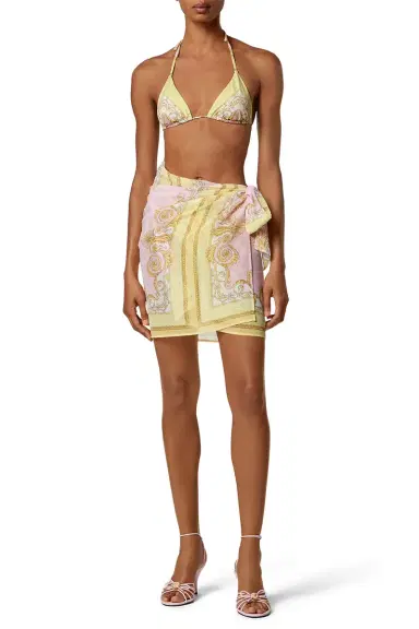 Versace Short Pareo - Yellow Rose Quartz | Thumbnail 2 Versace Short Pareo - Yellow Rose Quartz | Thumbnail 2