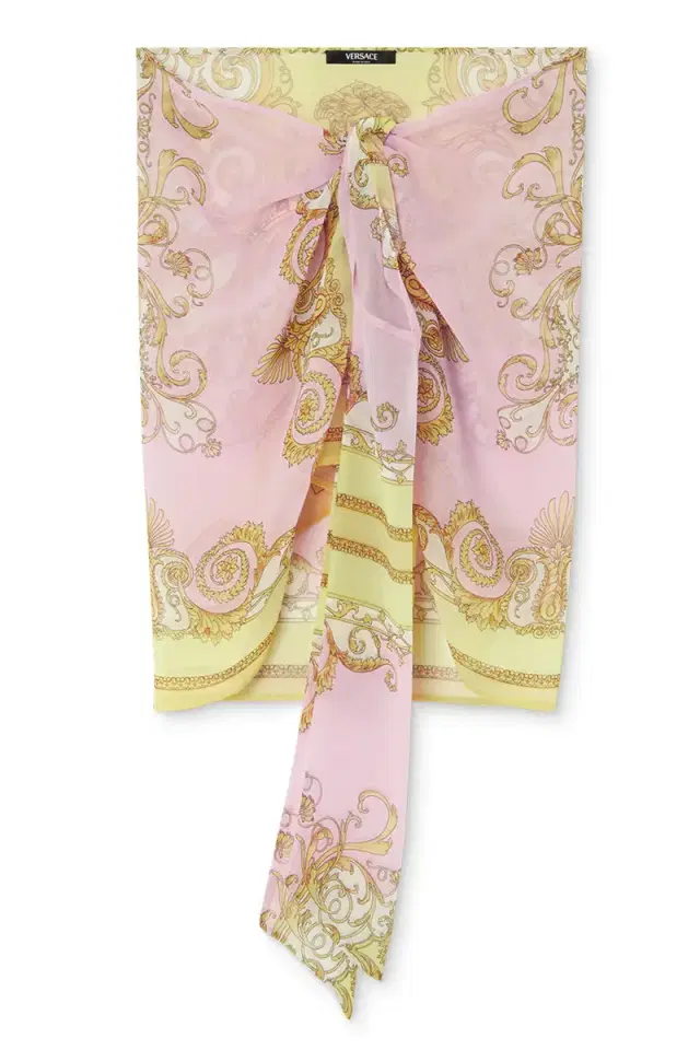 Versace Short Pareo - Yellow Rose Quartz