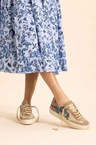 Golden Goose Soul-Star Floral Sneaker | Thumbnail 4 Golden Goose Soul-Star Floral Sneaker | Thumbnail 4