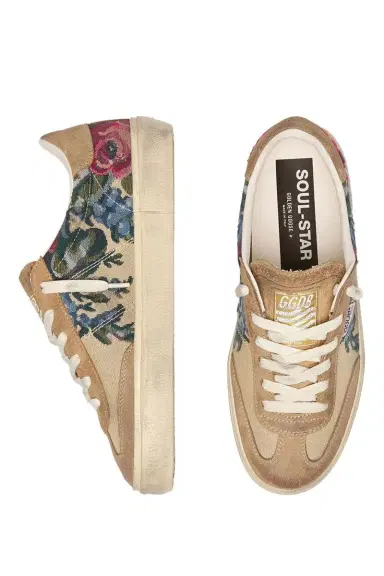 Golden Goose Soul-Star Floral Sneaker | Thumbnail 6 Golden Goose Soul-Star Floral Sneaker | Thumbnail 6