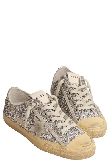 Golden Goose V-Star Glitter Sneaker | Thumbnail 5 Golden Goose V-Star Glitter Sneaker | Thumbnail 5