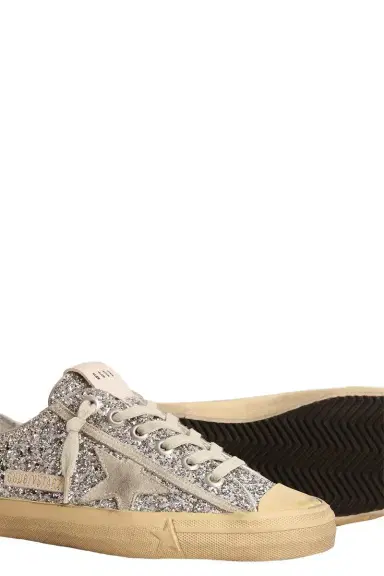 Golden Goose V-Star Glitter Sneaker | Thumbnail 6 Golden Goose V-Star Glitter Sneaker | Thumbnail 6