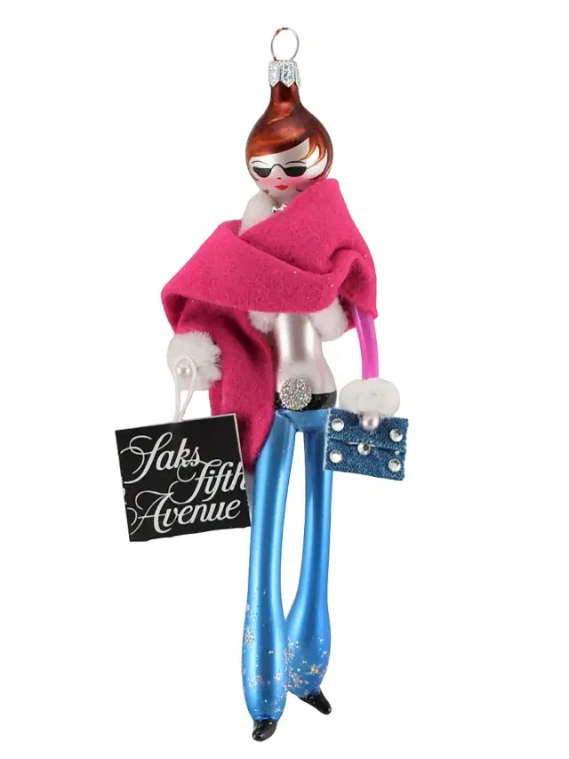 De Carlini Soffieria Lady In A Stole Ornament