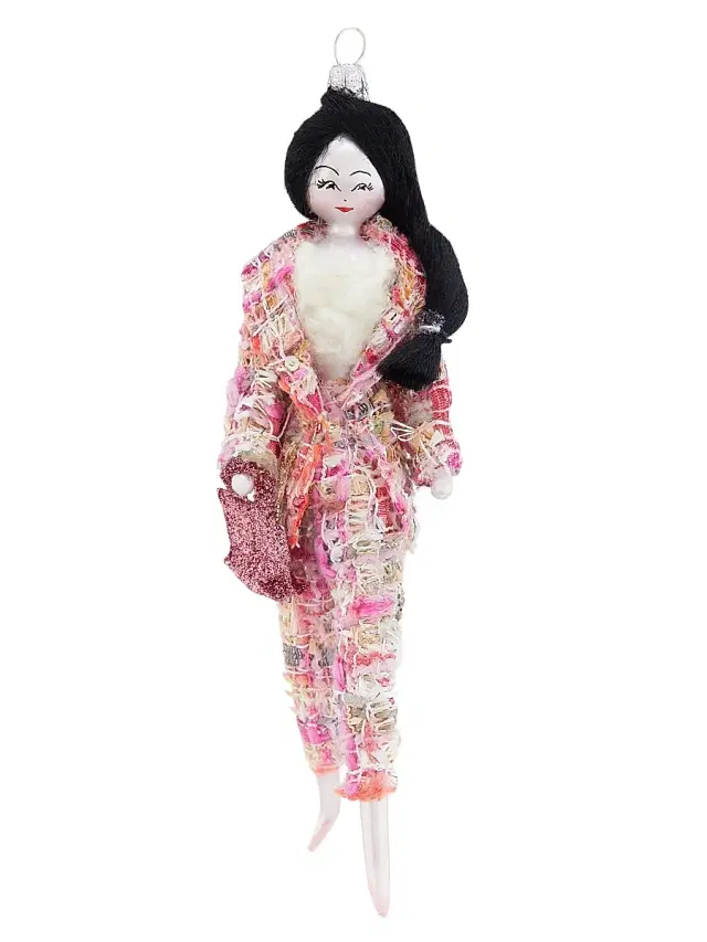 De Carlini Soffieria Lady In CHANEL Suit Ornament