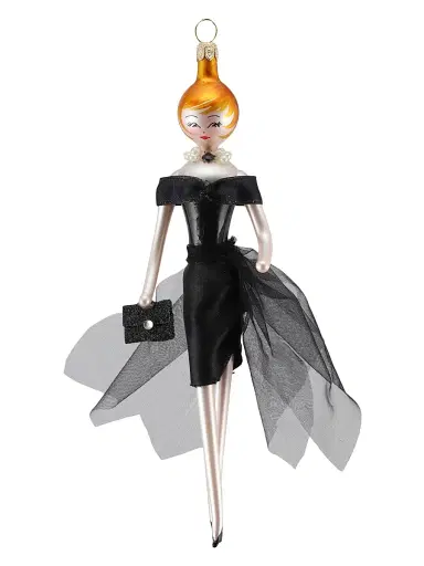 De Carlini Soffieria Lady In Black Ornament | Thumbnail 1 De Carlini Soffieria Lady In Black Ornament | Thumbnail 1