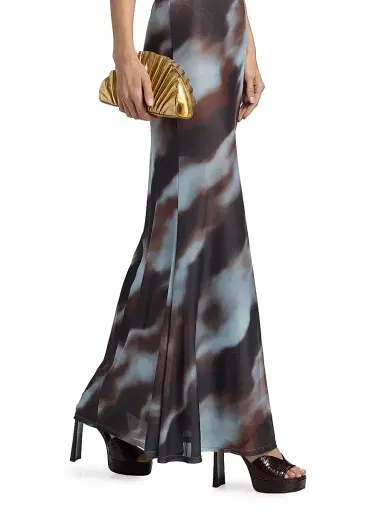 Ronny Kobo Women's Morell Abstract Sleeveless Maxi Dress | Thumbnail 6