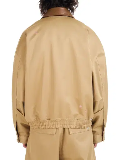 Nahmias Men's Bloom Workwear Woven Jacket - Sand Twill - Size XL | Thumbnail 3