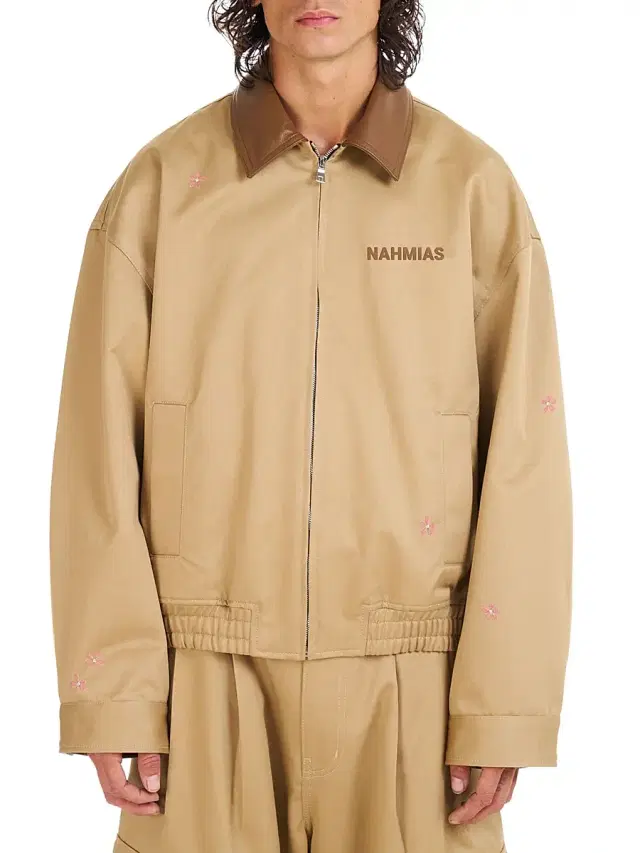 Men's Bloom Workwear Woven Jacket - Sand Twill