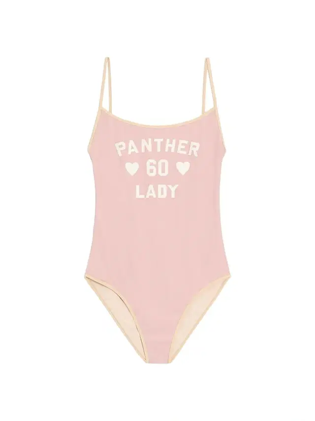 Valentino Garavani Women's Printed Lycra One-Piece Swimsuit - Pink