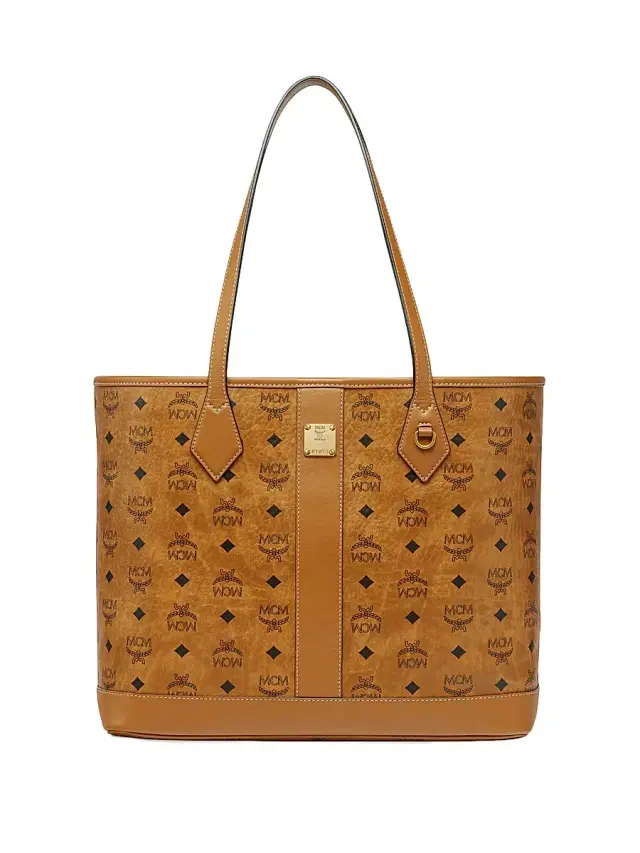 MCM Women's  Liz Visetos Shopper Bag - Cognac