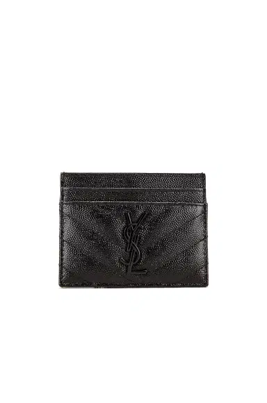 Saint Laurent Cassandre Credit Card Case | Thumbnail 1 Saint Laurent Cassandre Credit Card Case | Thumbnail 1