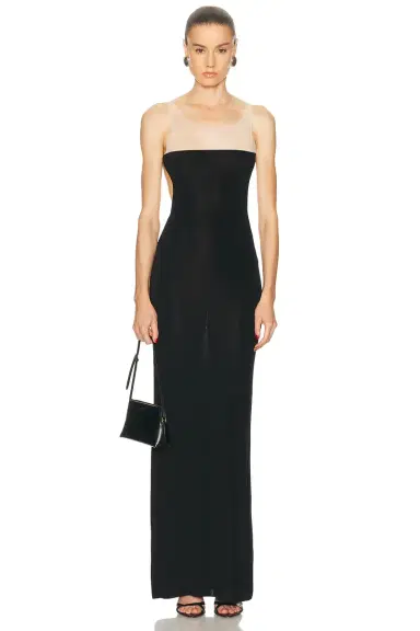 Aya Muse Onyx Maxi Dress | Thumbnail 1 Aya Muse Onyx Maxi Dress | Thumbnail 1