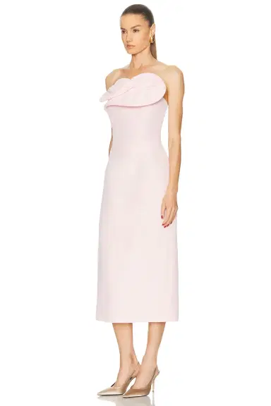 Magda Butrym Sculptural Strapless Midi Dress | Thumbnail 3 Magda Butrym Sculptural Strapless Midi Dress | Thumbnail 3