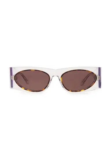 Alaïa Oval Transparent Sunglasses | Thumbnail 1